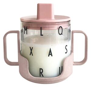 Cană pentru copii Design Letters Grow With Your Cup, roz