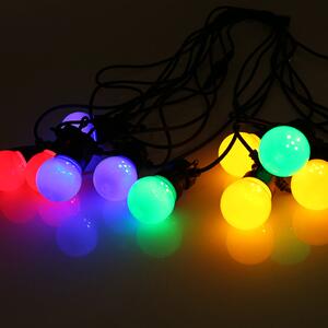 Ghirlanda luminoasa 10 m. cu 20 becuri LED multicolor RGBY interconectabila