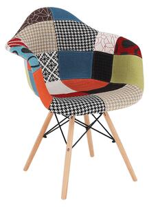 KONDELA Scaun, patchwork/fag, TOBO 4 NEW