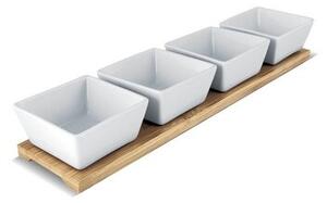 Set de servire 5 piese Lamart LT9020 Bamboo, 38 x9 cm