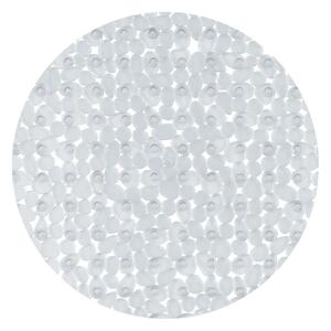 Spirella Covor de duș rotund anti-alunecareRIVERSTONE, transparent, 57 cm
