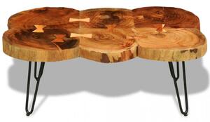 Masuta de cafea, 35 cm, 6 butuci, lemn masiv de sheesham - V242443V