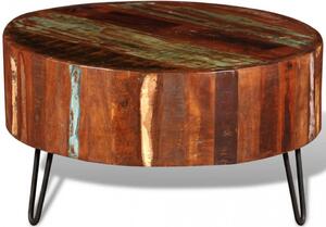 Masuta de cafea rotunda, lemn masiv de sheesham - V241626V