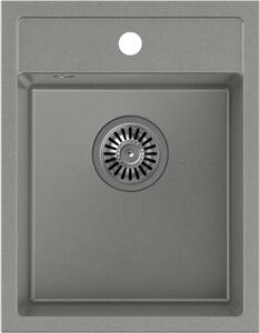 Quadron Johnny chiuveta graniteq 50x39 cm gri/grafit/onix HCQJ3950SZK