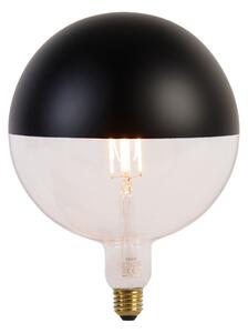 Bec LED E27 reglabil cu sticlă oglindă G200 negru 6W 360lm 1800K