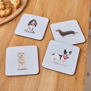 Set 4 suporturi de pahare Cooksmart ® Curious Dogs