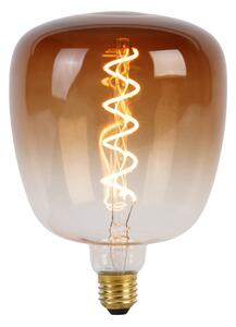 Lampa de masa rurala lemn natural cu LED G140 - Bloc