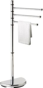 Aqualine Aqualine, HIBISCUS Stand cu suport pentru prosoape, crom, HI31
