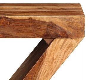 Masa laterala in forma de Z, lemn masiv de sheesham - V241621V