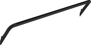 Deante Silia, suport prosop de perete 615mm, negru mat, ADI_N621