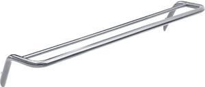 Deante Silia, suport dublu pentru prosoape 615mm, crom, ADI_0631