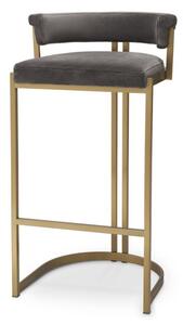 Scaun bar design LUX, Bar Stool Dante, gri 115838 HZ