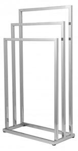 Erga Lonia, suport pentru prosoape cu trei brate 41x22x85 cm, crom, ERG-YKA-P.LONIA3-CHR