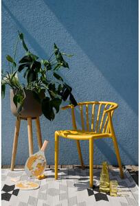 Scaun de grădină galben Capri - Bonami Essentials