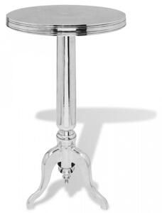 Masa laterala rotunda din aluminiu, argintiu - V243513V