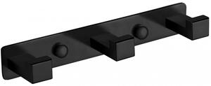 Mexen Accesorii Mexen, suport pentru prosoape cu 3 carlige, negru, 709263-70