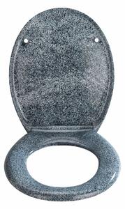 Capac WC din granit Wenko Premium Ottana, 45,2 x 37,6 cm