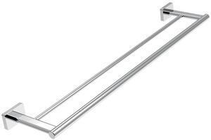 Novaservis - Suport dublu pentru prosoape GRETA 600 mm, crom, AGR10