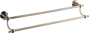 Sapho Sapho, suport dublu pentru prosoape DIAMOND 600 mm, bronz, 1318-11