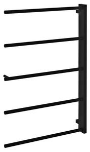 Sapho Sapho, SLICE Suport pentru prosoape 520x790mm, negru mat, SN883