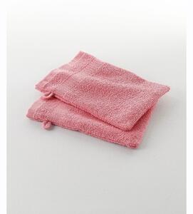ASTOREO Prosoape frotir - roz pal - Mărimea 4 mănusi de spălat 15 x 21 cm