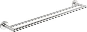 Sapho Sapho, suport prosop X-STEEL dublu 655 mm, oțel inoxidabil periat, XS403