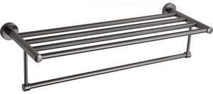 Mexen Remo, raft cu suport pentru prosoape, grafit, 7050720-66