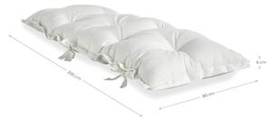 Futon variabil adecvat pentru exterior Karup Design OUT™ Sit&Sleep White, alb