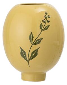 Vază din gresie ceramică Bloomingville Rose, galben