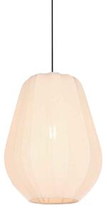 Lampă pandantiv Japandi crem cu abajur din material textil 27cm - Sable