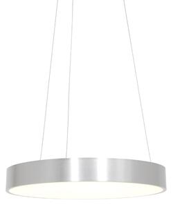 Lampă pendant design argintie cu LED-uri reglabile - Ringlede