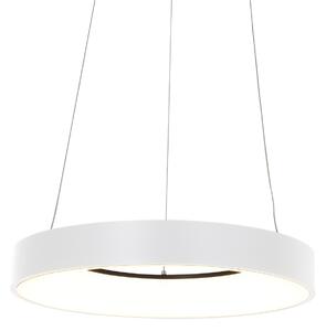 Lampă pendant design alb cu LED-uri reglabile - Ringlede