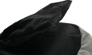 KONDELA Fotoliu tip sac, material textil gri, BABY TIPUL 2