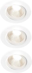 Nordlux Fremont lampă încorporată 3x4.5 W alb 2310036001