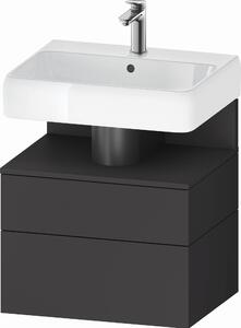 Duravit Qatego dulap 59x47x59 cm dulap atârnat sub chiuvetă grafit QA4393049490010