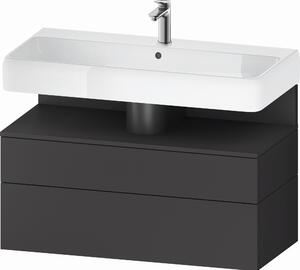 Duravit Qatego dulap 99x47x59 cm dulap atârnat sub chiuvetă grafit QA4395049490010