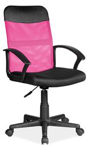 Scaun de birou Q-702 roz/negru