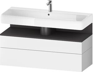 Duravit Qatego dulap 119x47x59 cm dulap atârnat sub chiuvetă alb-grafit QA4396049180010