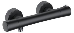 Kludi Zenta SL baterie de duș perete cu termostat negru 351003938