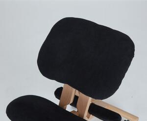 Scaun genunchi ergonomic, negru, 46x65x56-72 cm - TP279425