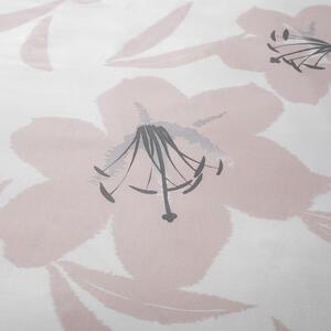 Lenjerie de pat Catherine Lansfield Lily, 200 x 200 cm, roz - alb
