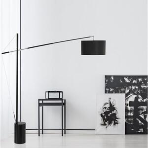 Lampadar, lampa de podea moderna cu inaltime reglabila Traccia negru