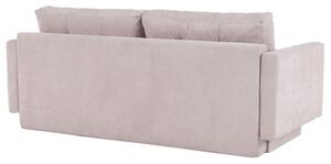 Canapea extensibilă, material textil roz antic, AURELIA