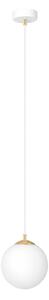 Emibig Royal lampă suspendată 1x10 W alb-auriu 1244/1