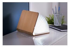 Veioză de birou din lemn de arțar cu LED Gingko Booklight Large, maro deschis