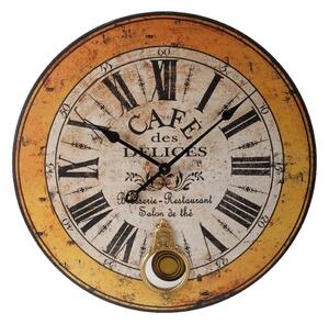 Ceas de perete Antic Line Cafe des Delices, 59 cm