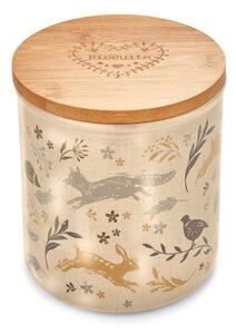 Recipient ceramic pentru alimente cu capac din bambus Cooksmart ® Woodland, 2 l