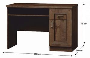 Birou, măsuţă, masă PC, maro, 118 cm - TP86904