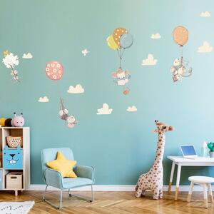 Autocolante de perete pentru camera copiilor Ambiance Flying Mouse
