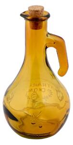 Olivieră din sticlă reciclată Ego Dekor, 500 ml, galben